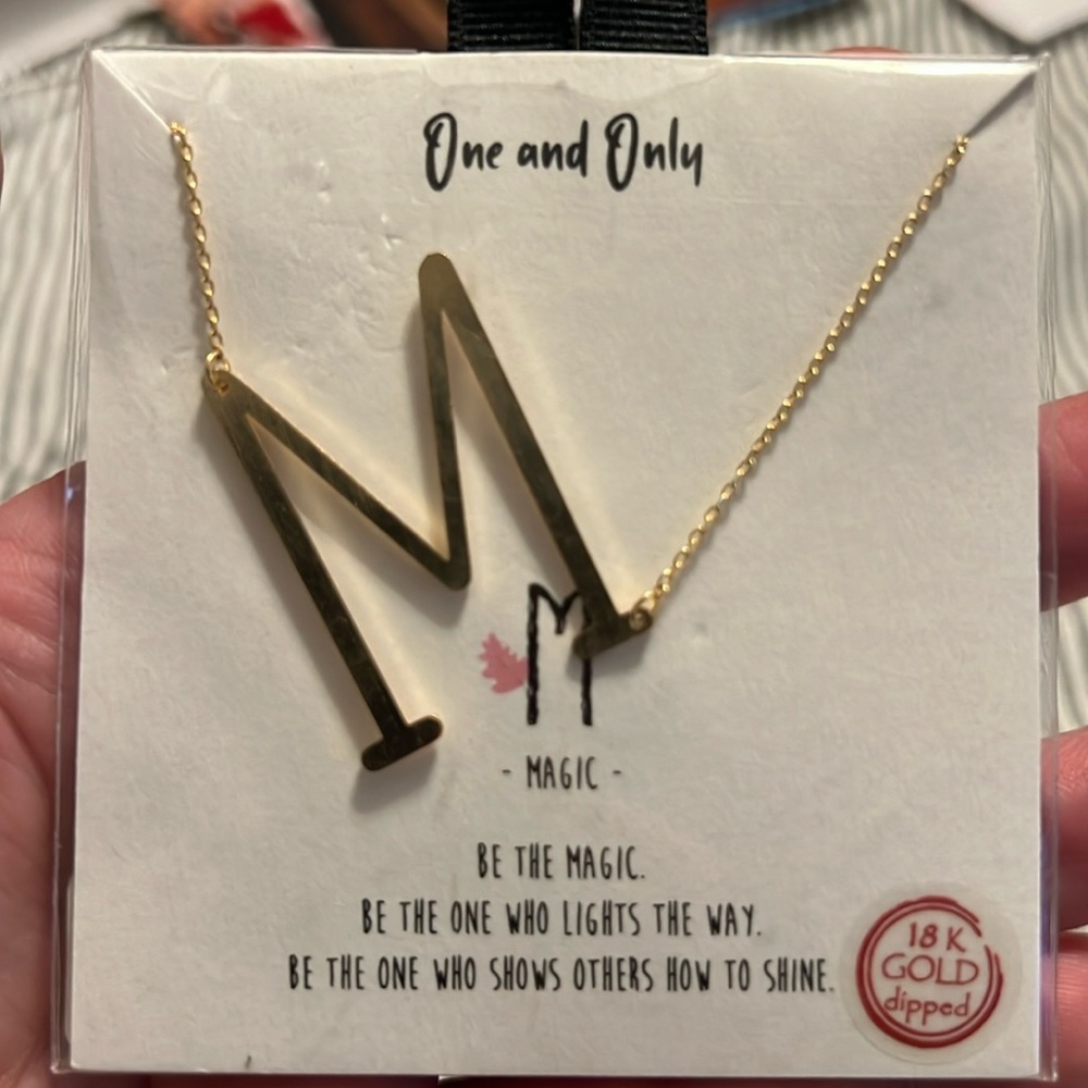 Gold Initial necklace